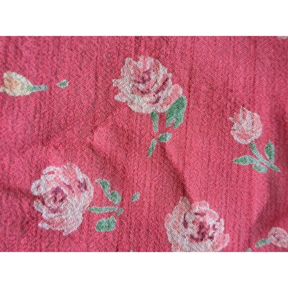 Laura Ashley Red Silk Scarf Floral Pattern 20" NEW with Tags Feminine Italy - Picture 4 of 8